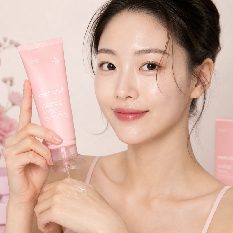 Máscara Facial Noturna de Colágeno Medicube Collagen Night Wrapping Mask
