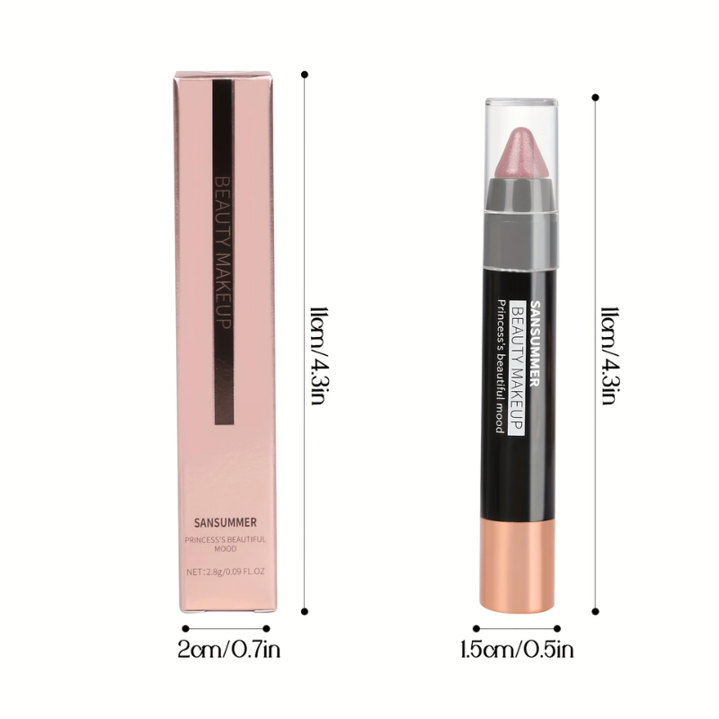 Lápis Labial Matte à Prova d’Água SANSUMMER – Cor Intensa e Conforto o Dia Todo