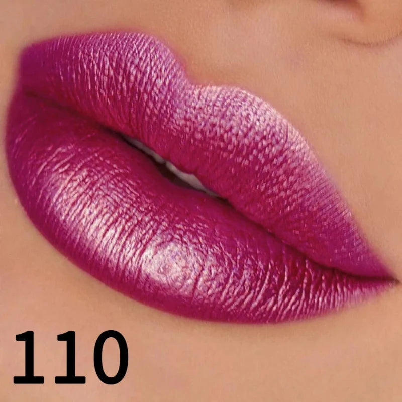 Batom Metálico Brilhante com Glitter – Vapor One