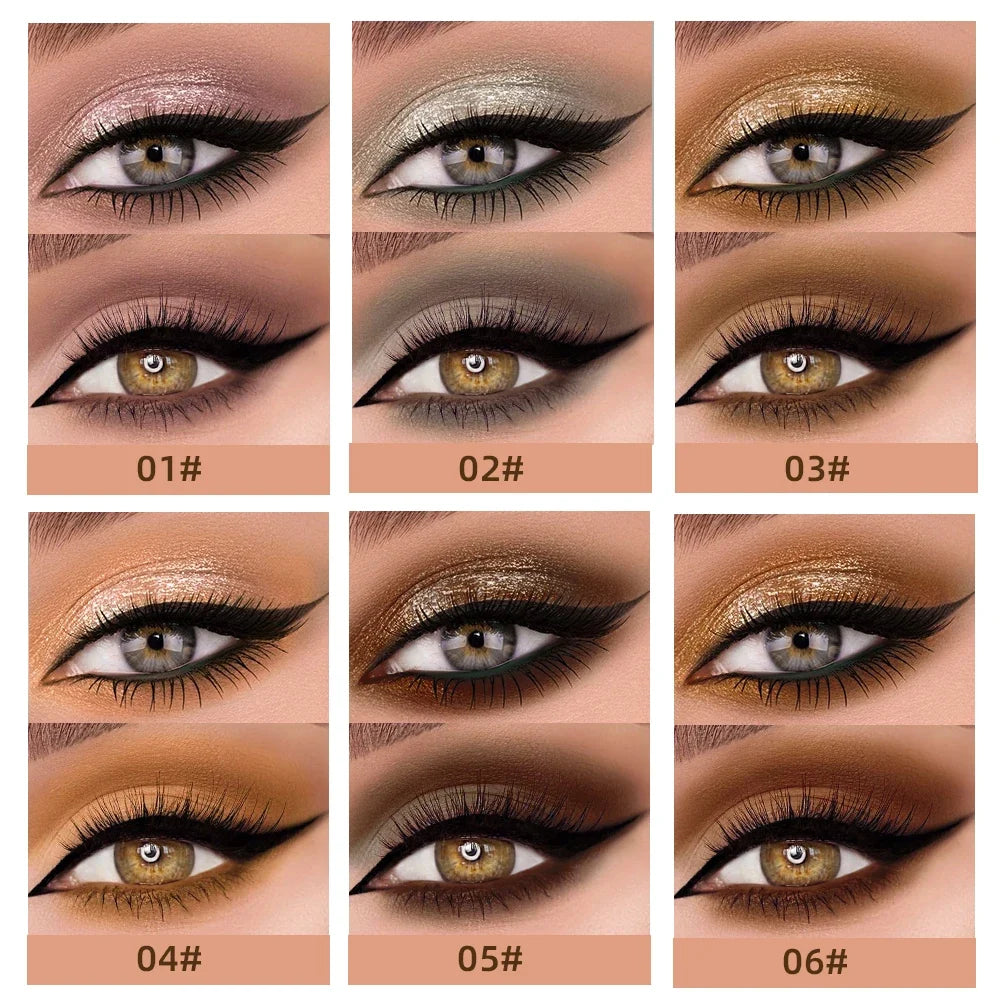 Sombra Matte para os Olhos com Glitter À Prova d'Água