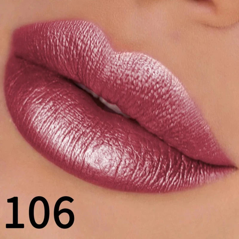 (COMPRE 1 E LEVE 2) Batom Metálico Brilhante com Glitter – Vapor One