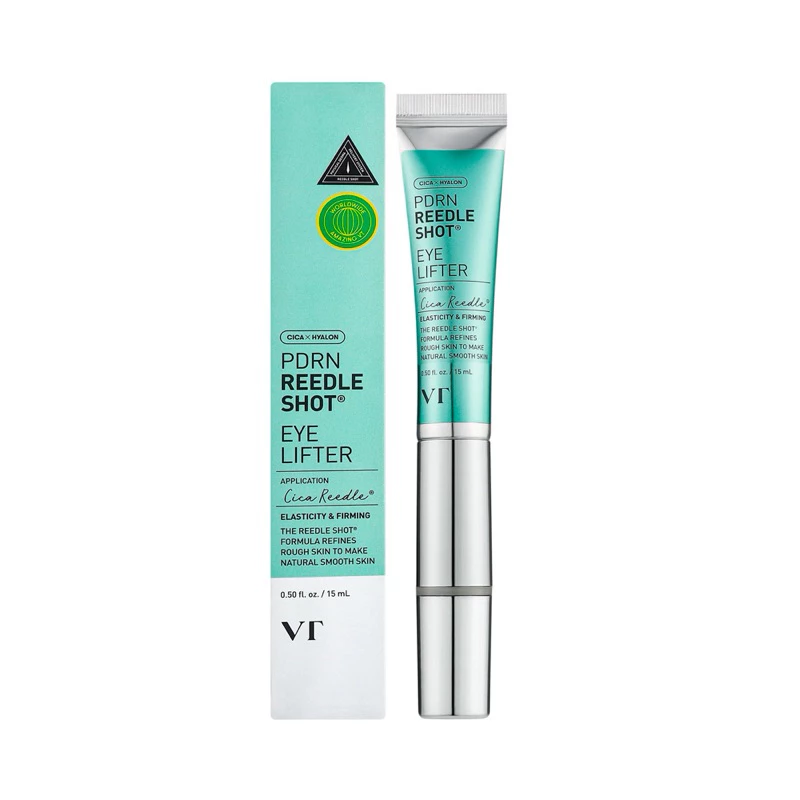 VT PDRN Reedle Shot Eye Lifter 15ml – Creme para Área dos Olhos com Microagulhamento Cosmético, PDRN e Tecnologia CICA REEDLE™