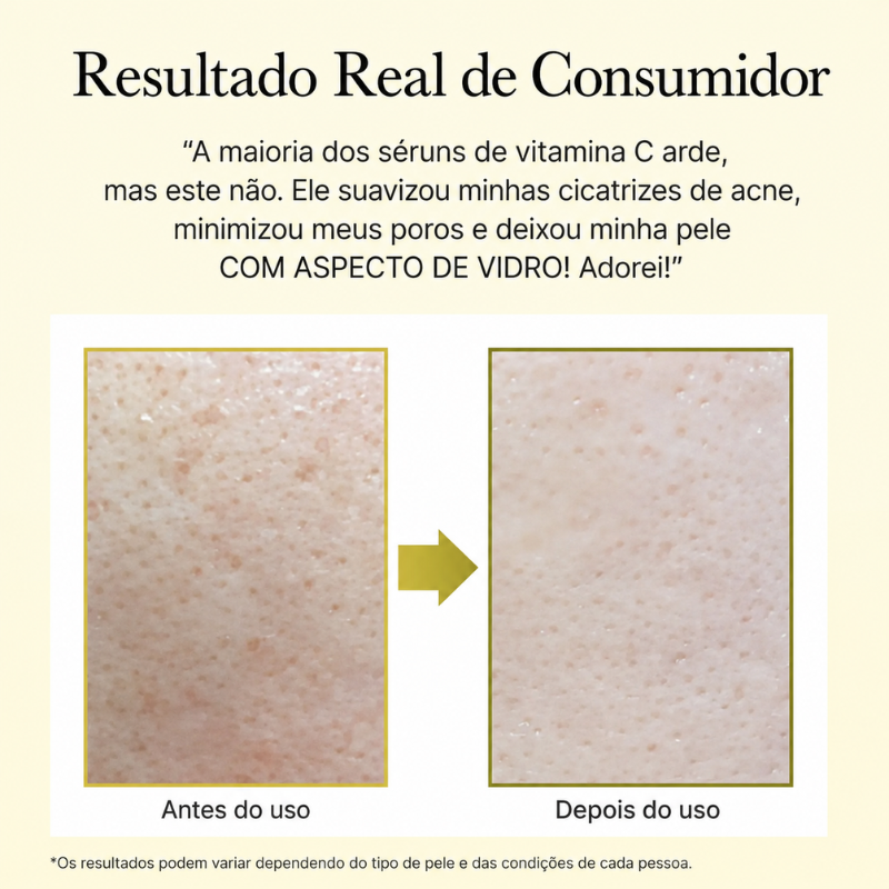 Arencia Vitamin C Booster Shot 30ml – Creme Facial Coreano Iluminador com Vitamina C e Glutationa