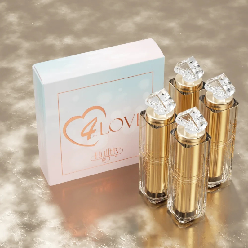 Kit 4 Batons Sexy à Prova d'água de Longa Duração Cintilante