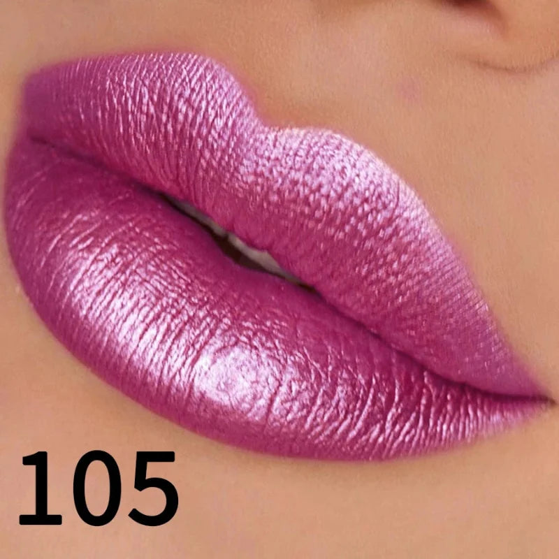(COMPRE 1 E LEVE 2) Batom Metálico Brilhante com Glitter – Vapor One