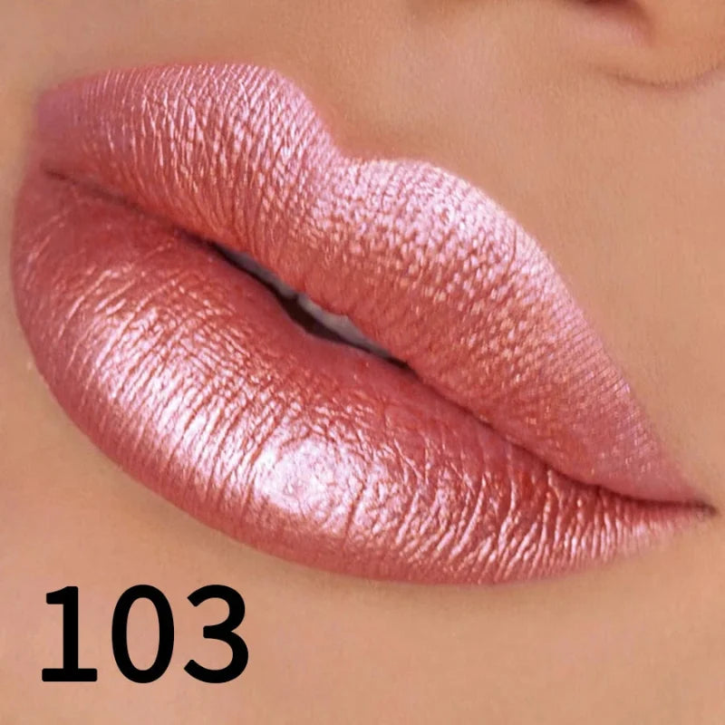 (COMPRE 1 E LEVE 2) Batom Metálico Brilhante com Glitter – Vapor One